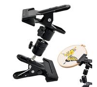 Embroidery Stand, 360°Adjustable Rotating Cross Stitch Stand, Embroidery Hoop Holder Clip Suitable for Cross Stitch Embroiderys Techniques Embroiderys Frames Brackets