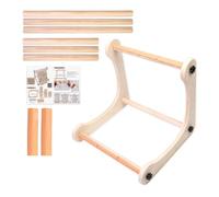 Embroidery Stand, Adjustable Wooden Frame, Handwork Support Tool, Portable Stitching Holder, Embroidery Frames for Quilting Pattern Work Punch Needle Display, DIYers Crafting