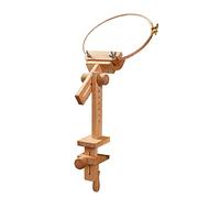 Embroidery Stand Table Clamp 360 Degree Rotation Cross Stitch Tapestry Hoop on Table Wood Hoop Holder Desktop Cross Stitch Seat Frame for Needlework Sewing DIY