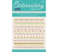 Embroidery Stencils, Crazy Quilt Seam Design Collection: 90 easy-to-mark designs; Endless seam combinations; Designed for crazy quilt embroidery (Fast2mark)