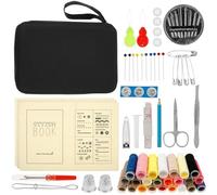 Embroidery Stitch Book, DIY Sewing Book with Needle Thread Tool,Different Stitch Books for Beginners and Adults,Portable Craft Kit Handmade Sewing Kits for Needlepoint Cross Stitch Patterns