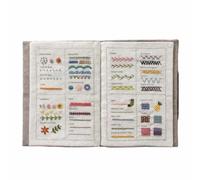 Embroidery Stitch Book Kit for Beginners,Complete DIY Set with Sampler Stitches,Sewing Patterns & Supplies - Step-by-Step Instructions Book for Embroidery Enthusiasts,Creative Stitching Guide