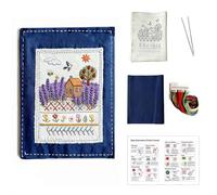 Embroidery Stitch Book Kit, Portable All Scenario Embroidery Books, Hand Embroider-y Practice Sampler Book with Sewing Tools, DIY EmbroideryBook of Stitches for Beginners and Craft Lovers