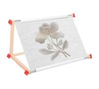 Embroidery Table Stand Wooden Embroidery Scroll Frame Cross Stitch Hoop Holder Needlepoint Holder Hands-Free Cross Stitch Arts Crafts Lap Table Stand Sewing Stitching Supplies Craft Tool(53cm)