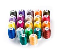 Embroidery Thread Computer Embroidery Thread Filament Polyester 1000m*22,120d/2 Super Sheen, High Strength for Craft