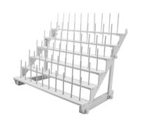 Embroidery Thread Holder Spool Rack Organizer Storage Stand Frame Peg System Construction Adjustable Pegs Wall Hanging Hardware Built in Suitable for sewing classrooms home studios