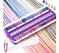 Embroidery Thread Organiser, 50 Positions Floss Organizer for Embroidery Floss Storage, Cross Stitch Thread Holder DIY Crafts Sewing Embroidery Thread Storage Tool (B)