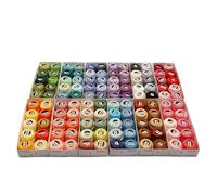 Embroidery Threads 120 Colors Set Size 8 Cotton Pearl Thread for Crochet Embroidery Craft Smocking Applique 5 Grams Ball 43 Yards Long.