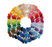 Embroidery Threads 200/100/50 Similar Cross Stitch Cotton Embroidery Thread Floss Sewing Skeins Craft(150 Random Color)