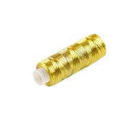 Embroidery Threads 200 Yarns Gold Silver Thread Bright Light Handmade DIY Patchwork Household Sewing Machine for Home Embroidery Machines(Gold)