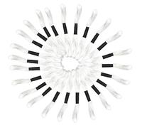 Embroidery Threads 24 Skeins White, 100% Cotton Premium Skeins Embroidery Floss, Sewing Thread Kit, Friendship Bracelet Thread，Cross Stitch Threads, Crafts Floss Rainbow Color