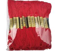 Embroidery Threads 24PCs Embroidery Hand Sewing Thread DIY Craft Needlework Silk Line Branch Threads Similar Floss Skein Cross Stitch(Color 666)