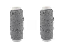 Embroidery Threads 2pcs/3pcs Set Colorful Elastic Threads for Sewing Machines 30meter/Roll Embroidery Hand Thread Craft for Home Embroidery Machines(2pcs-Grey)