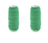 Embroidery Threads 2pcs/3pcs Set Colorful Elastic Threads for Sewing Machines 30meter/Roll Embroidery Hand Thread Craft for Home Embroidery Machines(2pcs-Green)