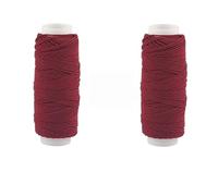 Embroidery Threads 2pcs/3pcs Set Colorful Elastic Threads for Sewing Machines 30meter/Roll Embroidery Hand Thread Craft for Home Embroidery Machines(2pcs-Wine red)