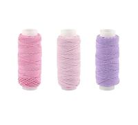 Embroidery Threads 2pcs/3pcs Set Colorful Elastic Threads for Sewing Machines 30meter/Roll Embroidery Hand Thread Craft for Home Embroidery Machines(03-3pcs)