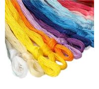 Embroidery Threads 447 Colors Embroidery Threads Cross Stitch Cotton Floss Sewing Skeins DIY Needlework Crafts Stitching Tool Random(150Pcs Random Color)
