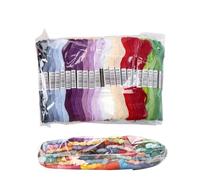 Embroidery Threads 50/100/150/200/447 Pcs Cross Stitch Polyester Embroidery Floss Home Sewing Craft Thread 8 Meters Per Skein No Repeat Colors(200 Colors No Repeat)