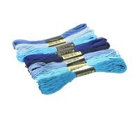 Embroidery Threads 8 Gradient Color /5 Pure Stitch Cotton Embroidery Thread Cross Thread The Unique Style Floss Sewing Skeins Craft(7-8PCS)