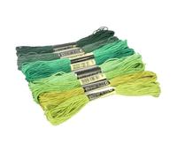 Embroidery Threads 8 Gradient Color /5 Pure Stitch Cotton Embroidery Thread Cross Thread The Unique Style Floss Sewing Skeins Craft(5-8PCS)