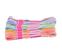 Embroidery Threads Cross Stitch Thread The Unique Style 6 Cotton Embroidery Floss Sewing Skeins Craft Dofferent Gradient Color(Colourful)