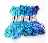 Embroidery Threads Cross Stitch Thread The Unique Style 8 Cotton Embroidery Floss Sewing Skeins Craft Dofferent Gradient Color(M-8)