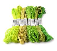 Embroidery Threads Cross Stitch Thread The Unique Style 8 Cotton Embroidery Floss Sewing Skeins Craft Dofferent Gradient Color(M-11)
