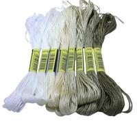 Embroidery Threads Cross Stitch Thread The Unique Style 8 Cotton Embroidery Floss Sewing Skeins Craft Dofferent Gradient Color(M-10)