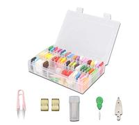 Embroidery Threads kit Sewing Kits- with 5 Free Embroidery Tools Colour Floss Cross Stitch Threads Craft Thread Sewing Friendship Bracelets Thread for DIY Crafts (50 Color)