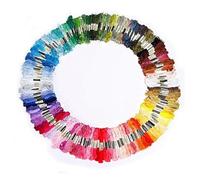 Embroidery Threads Multicolor Cross Stitch Thread Metallic Wiring Golden Embroidery DIY Hand Sewing Knitting Supply(150PCS Random Color)