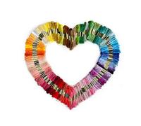 Embroidery Threads Multicolor Cross Stitch Thread Metallic Wiring Golden Embroidery DIY Hand Sewing Knitting Supply(150 Random Color)