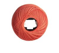 Embroidery Threads Size 20 Crochet Cotton Embroidery Thread 25 Grams for Hand Knitting Yarn Singed Mercerized for Home Embroidery Machines(1106MED Burnt Orange)