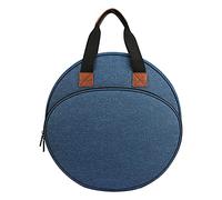 Embroidery Tool Storage Bag, Embroidery Thread Storage Bag with Pockets and Compartments for Accessories, Knitting Bags and Knitting Organizers for Embroidery Hoops Charts Sewing Crafts (Blue)