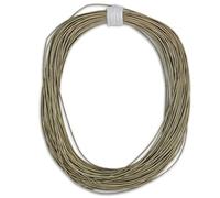 EmbroideryMaterial 1MM Metallic Bronze Gimp Wire for Embroidery, Jewelry Making, Zardozi, Aari, Goldwork, Tambour - Copper Stiff Wire Coil, 100 Gram (3.5 oz), Approx. 25 Meters (27 Yards)