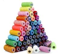 EmbroideryThreads Kit, Polyester Embroidery Thread Set Multicolor 250Yd Each Spool Pack of 30-100 Pcs(60pcs)