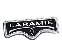 EmbRoom Laramie Emblem, 3D LARAMIE Badge Nameplate Tailgate Sticker Decal Replacement for Ram 1500 2500 3500 (Chrome)