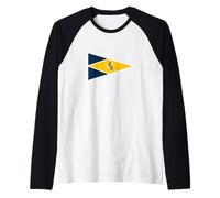 Embry-Riddle University ERAU Eagles Sailing Flag Burgee Raglan Baseball Tee