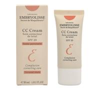 Embryolisse Artist Secret Complexion Correcting Care CC Cream SPF20 30ml - Anti-Redness & Colour Correcting, Lightweight Hydrating Formula Adapts to Skin Tone for a Natural Glowy Finish
