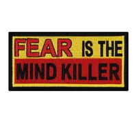 EmbTao Fear is The Mind Killer Patch Embroidered Biker Badge Applique Iron On Sew On Emblem