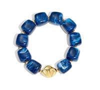 Embtrem Chunky Beaded Bracelets for Women Colorful Beaded Statement Jewelry Boho Bangle Bracelet for Summer Beach Vacation Outfits, L, no gemstone
