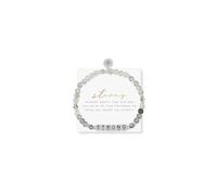 Embtrem Encouragement Gifts for Women Friendship Bracelet Inspirational Bracelets for Women Black Beaded Bracelets Motivational Birthday Jewelry Gifts for Daughter Sister Friend, L, 亚克力, no gemstone