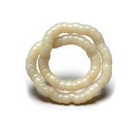 Embtrem Fidget Bracelet Natural Bodhi Seeds Beaded Bracelets Zen Fidget Stretch Bracelets Alleviate Anxiety Stress Protection Healing Bodhi Jewelry Gifts for Women Men, L, no gemstone