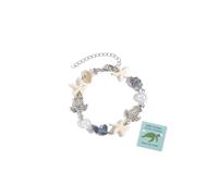 Embtrem Sea Turtle Tracking Bracelet for Women Men Animal Tracking Bracelet Keep Going Wildlife Ocean Conservation Bracelets Turtle Trendy Chain Jewelry Birthday Gifts, L, no gemstone