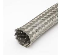 emcfixSHOP Tinned Copper Braided Shielding Sleeve 15 mm × 1 m - Heavy-Duty Expandable EMI/RFI Cable Protection