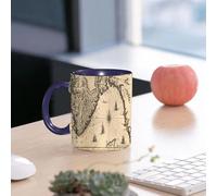 EMCLKS Funny Coffee Mug for Dad,Grandad & Men 11oz Ceramic Premium Mugs - Father’s Day Gift | Novelty Ceramic Coffee Cup | Wanderlust Decor, Old map of The Southern Part of The Norwegian Viking World