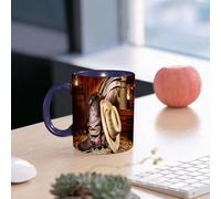 EMCLKS Funny Coffee Mug for Dad,Grandad & Men 11oz Ceramic Premium Mugs - Father’s Day Gift | Novelty Ceramic Coffee Cup | Western Set, Authentic Rodeo Elements from The American West with an Antique