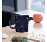 EMCLKS Funny Coffee Mug for Dad,Grandad & Men 11oz Ceramic Premium Mugs - Father’s Day Gift | Novelty Ceramic Coffee Cup | Twelve Constellations, Constellations, Star maps of The Sky, Brilliant