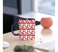 EMCLKS Funny Coffee Mug for Dad,Grandad & Men 11oz Ceramic Premium Mugs - Father’s Day Gift | Novelty Ceramic Coffee Cup | Poppy, a Watercolor-Style red Poppy Decorative Picture