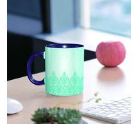 EMCLKS Funny Coffee Mug for Dad,Grandad & Men 11oz Ceramic Premium Mugs - Father’s Day Gift | Novelty Ceramic Coffee Cup | Turquoise Decor, Decorative Retro Medieval European Victorian