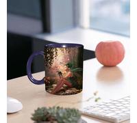 EMCLKS Funny Coffee Mug for Dad,Grandad & Men 11oz Ceramic Premium Mugs - Father’s Day Gift | Novelty Ceramic Coffee Cup | Fairy, Girl with Wings and Butterflies Digital sition Graphics by com